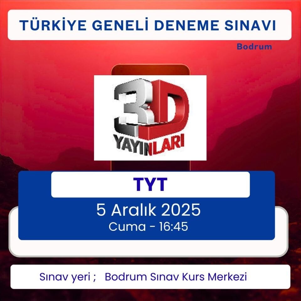 3D Yayınları Deneme Sınavı TYT-2