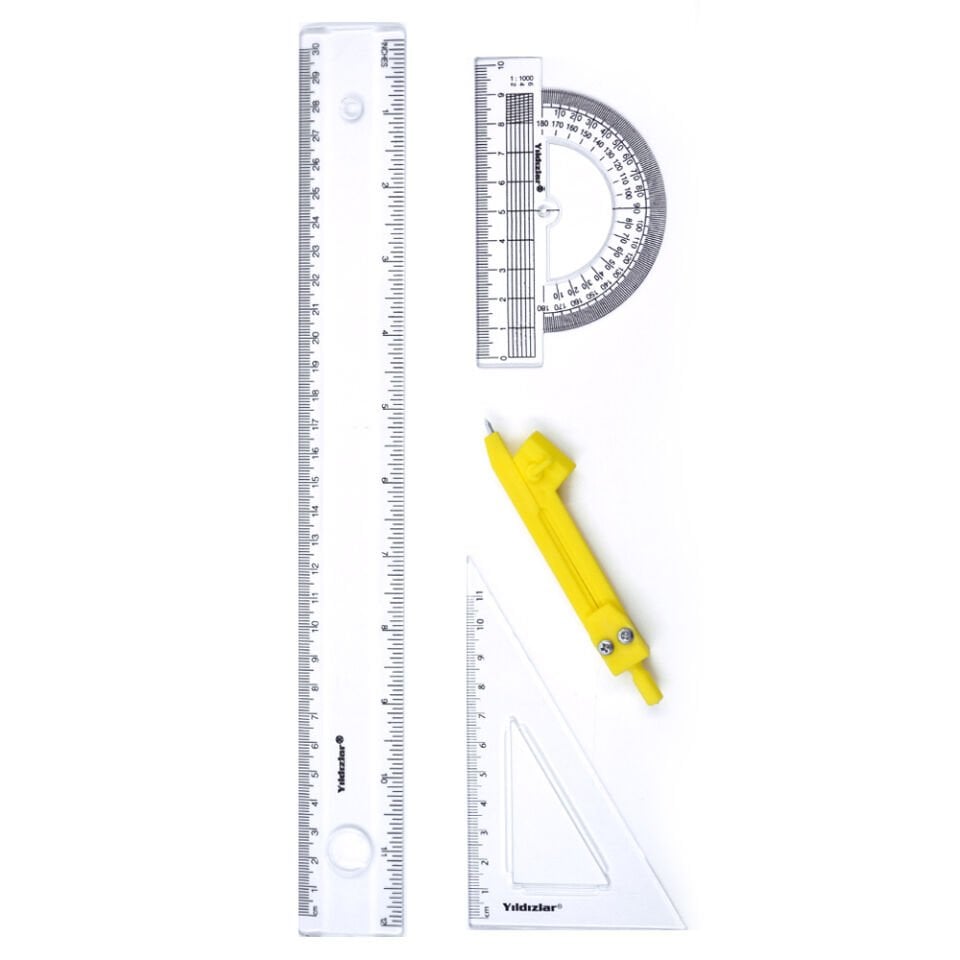 Yıldızlar Çizim Takımı Cetvelli  KOD:019