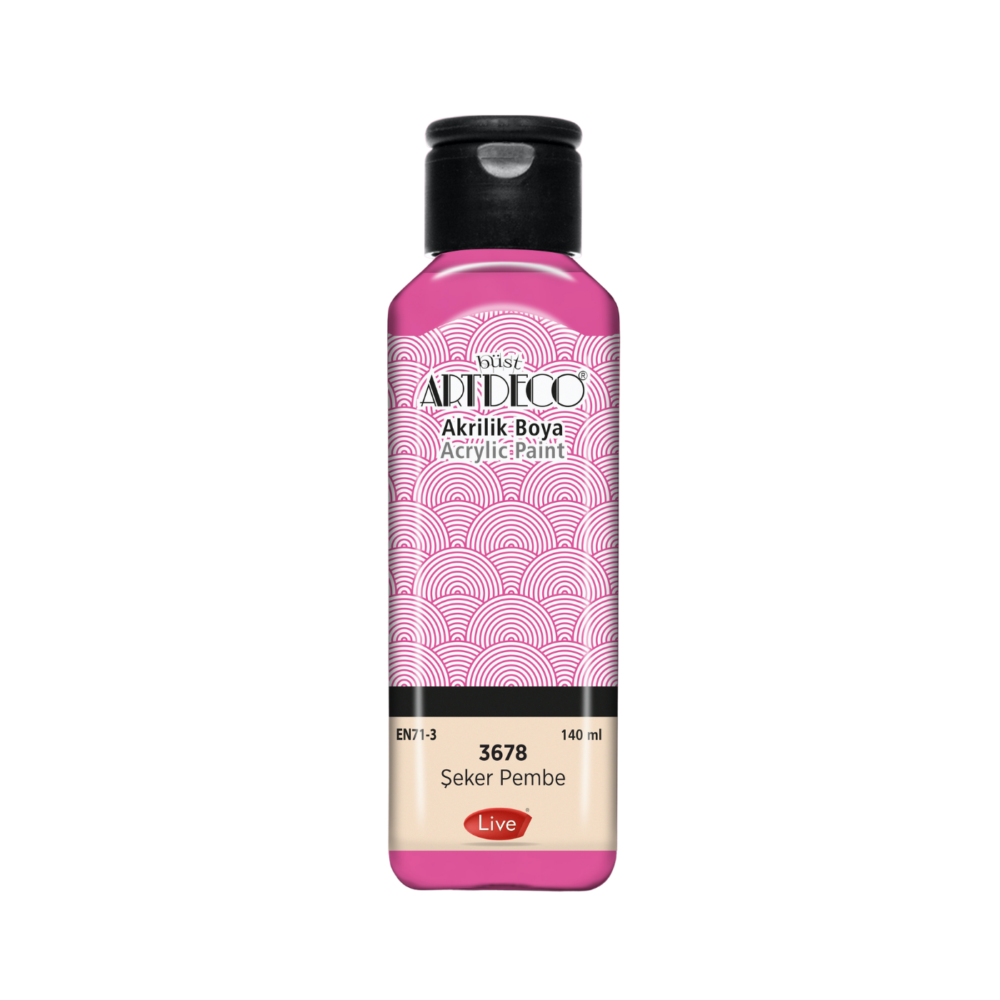 Artdeco 070R-3678 Akrilik Boya 140 ml Şeker Pembe