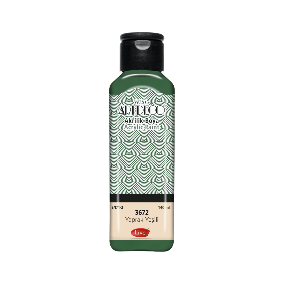 Artdeco 070R-3672 Akrilik Boya 140 ml Yaprakyeşili