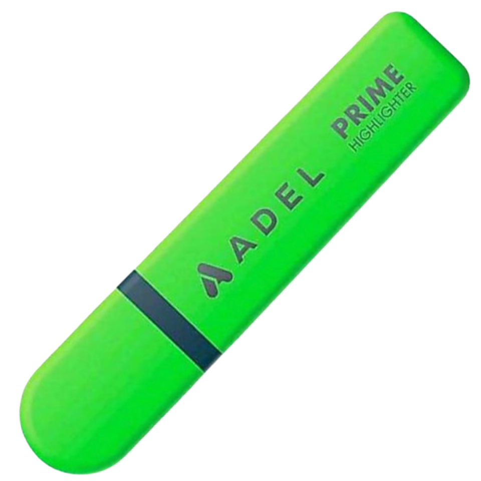 Adel Prime Fosforlu Kalem Yeşil - 000054