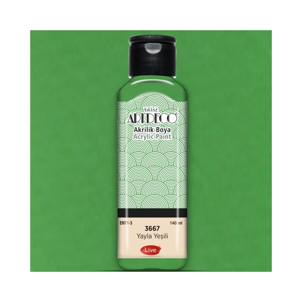 Artdeco 070R-3667 Akrilik Boya 140 ml Yayla Yeşili