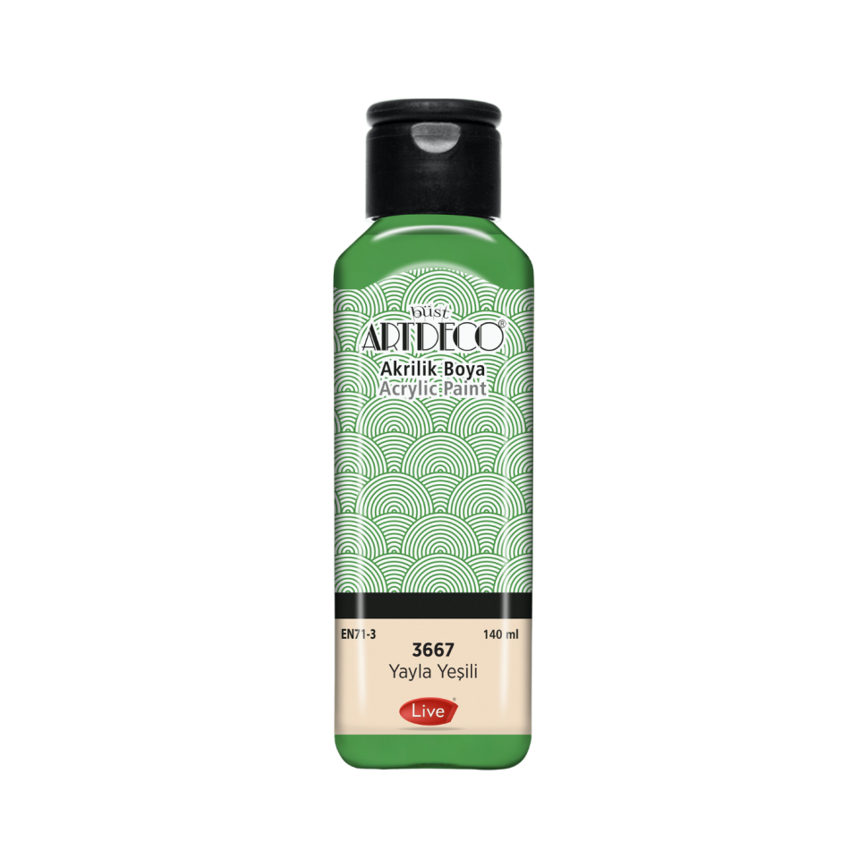 Artdeco 070R-3667 Akrilik Boya 140 ml Yayla Yeşili