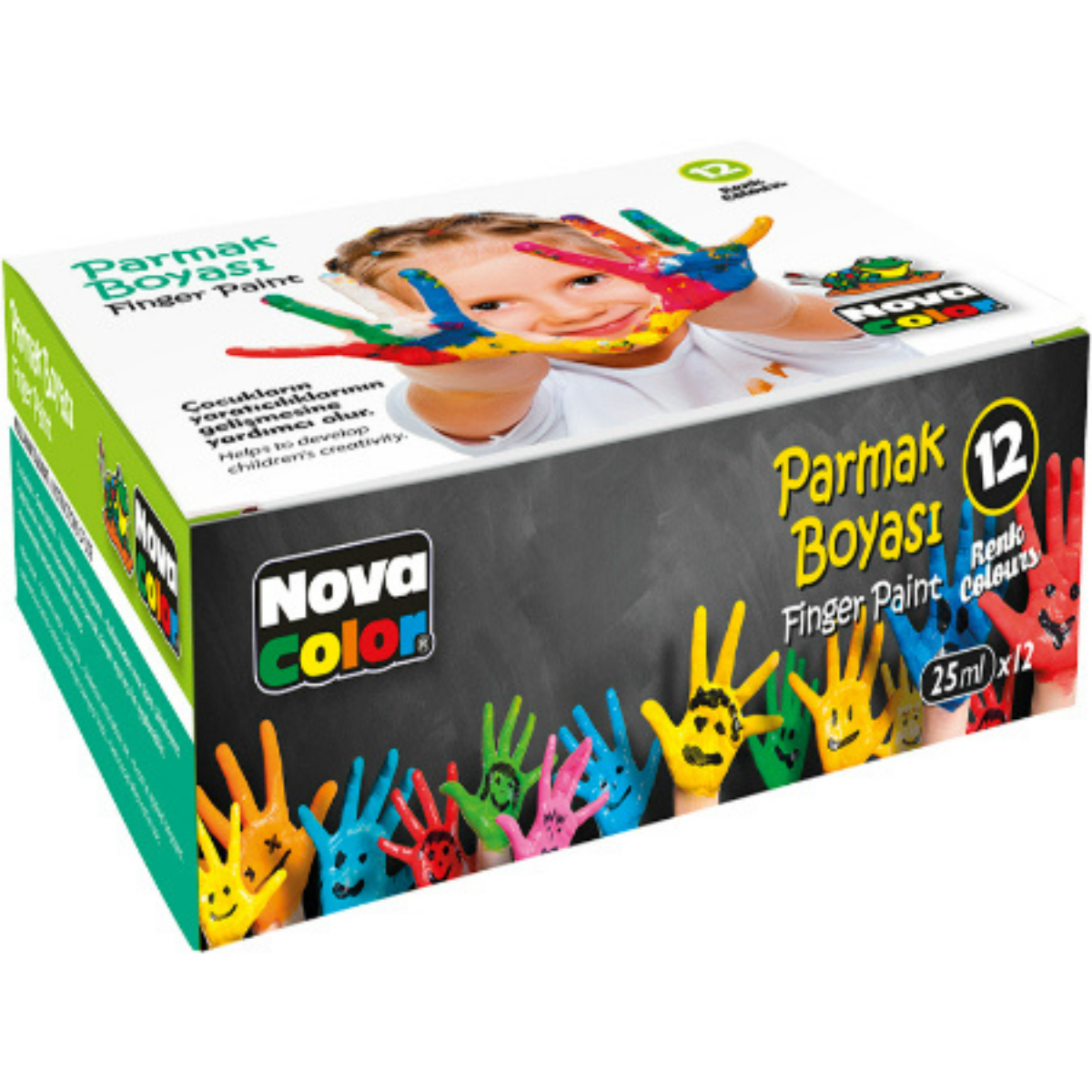  Nova Color Nc-138 Parmak Boyası 6 Renk