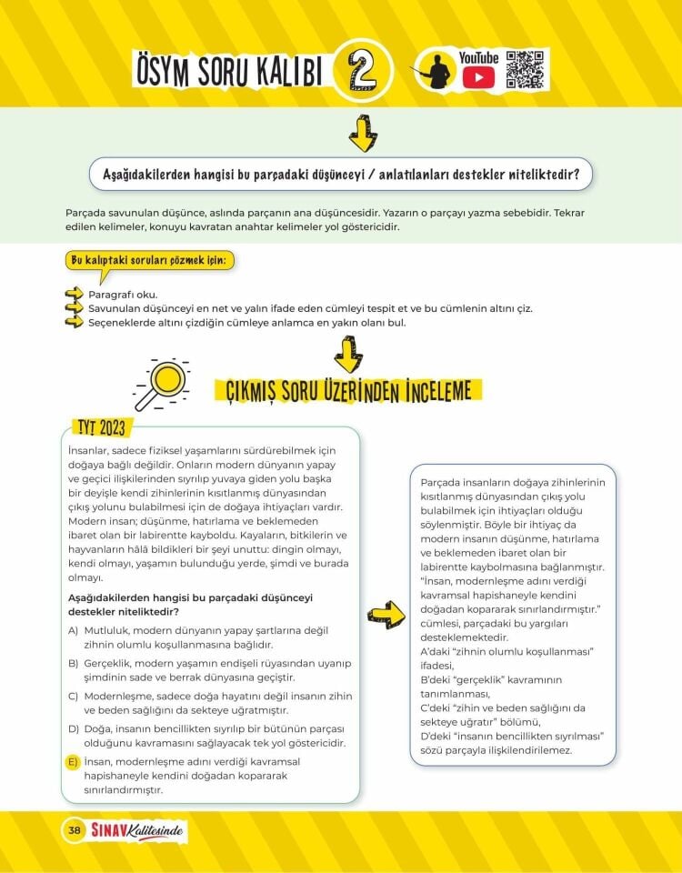 Sınav Yayınları Sınav Kalitesinde TYT AYT KPSS ALES MSÜ DGS Paragraf Soru Bankası ve 6 Özel Deneme