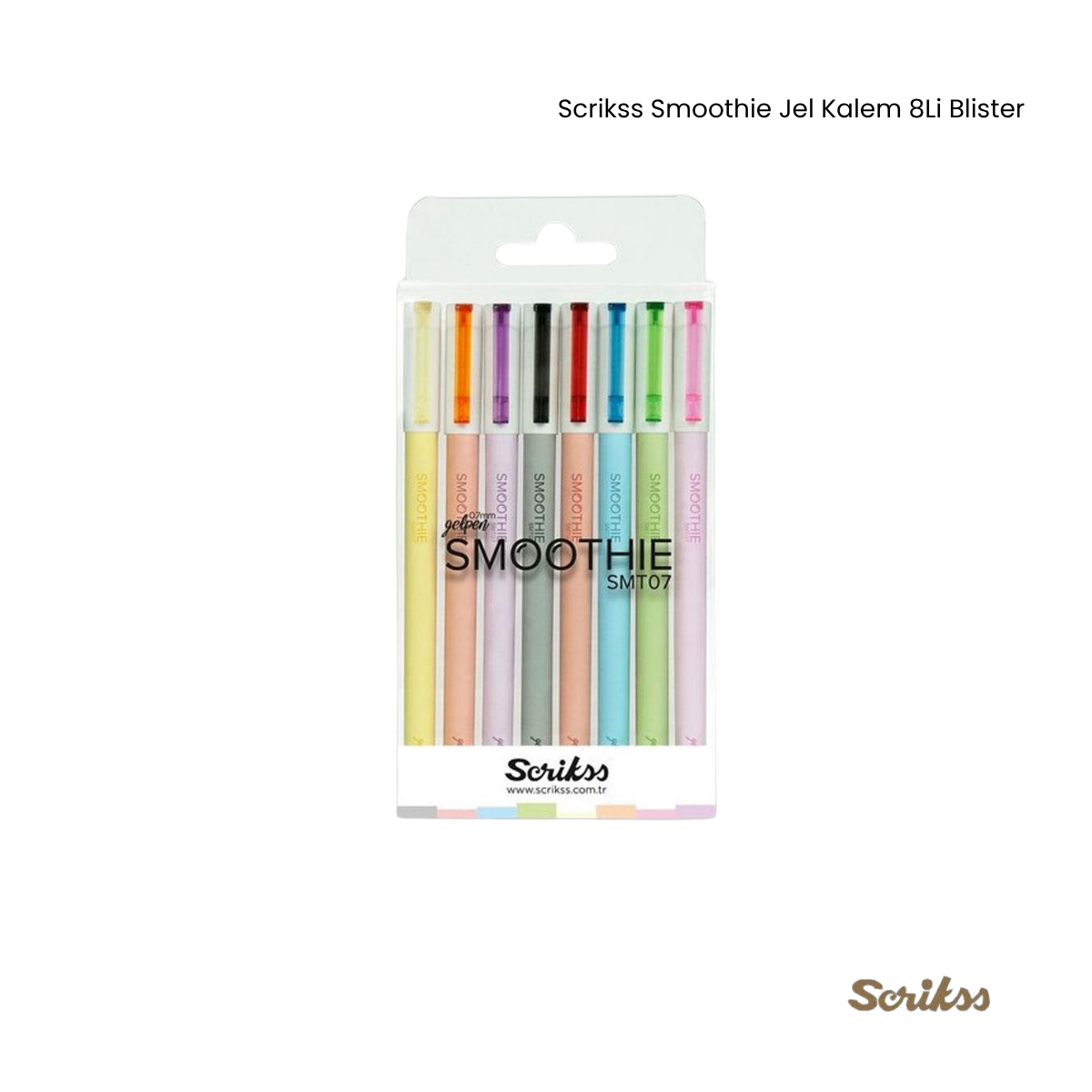 Scrikss Smoothie Jel Kalem 8Li Blister