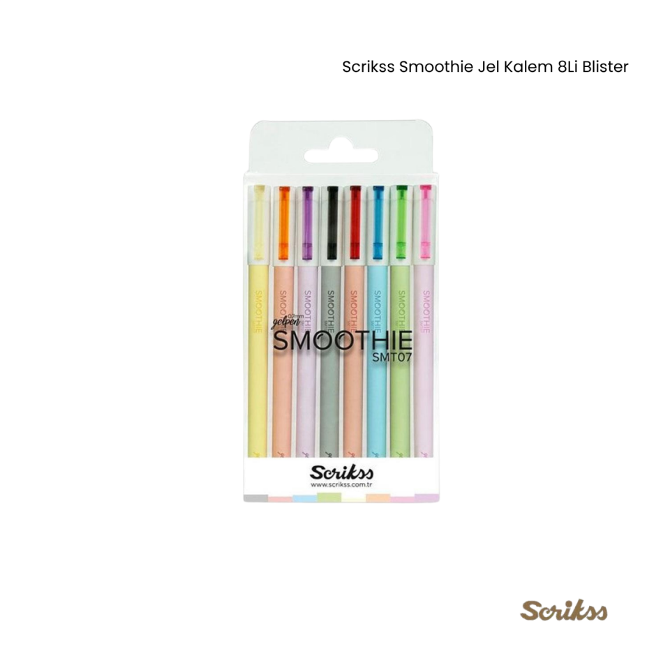 Scrikss Smoothie Jel Kalem 8Li Blister