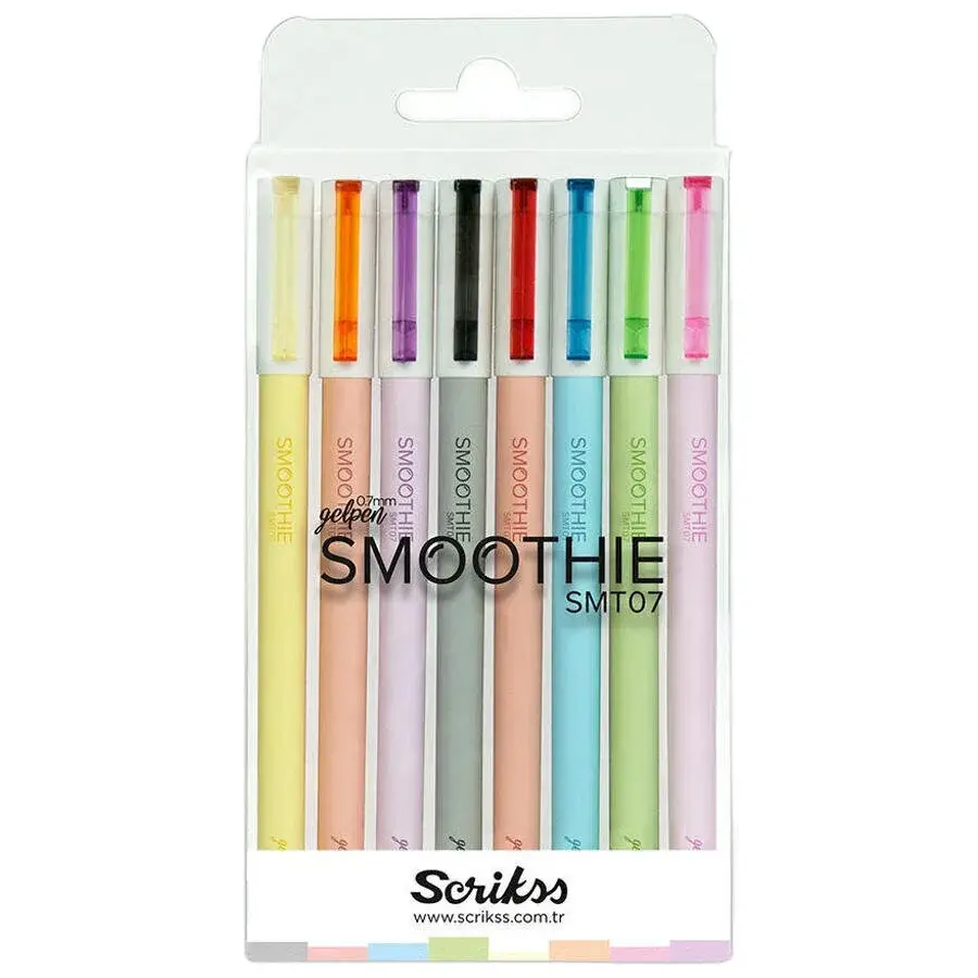 Scrikss Smoothie Jel Kalem 8 Renk 99507