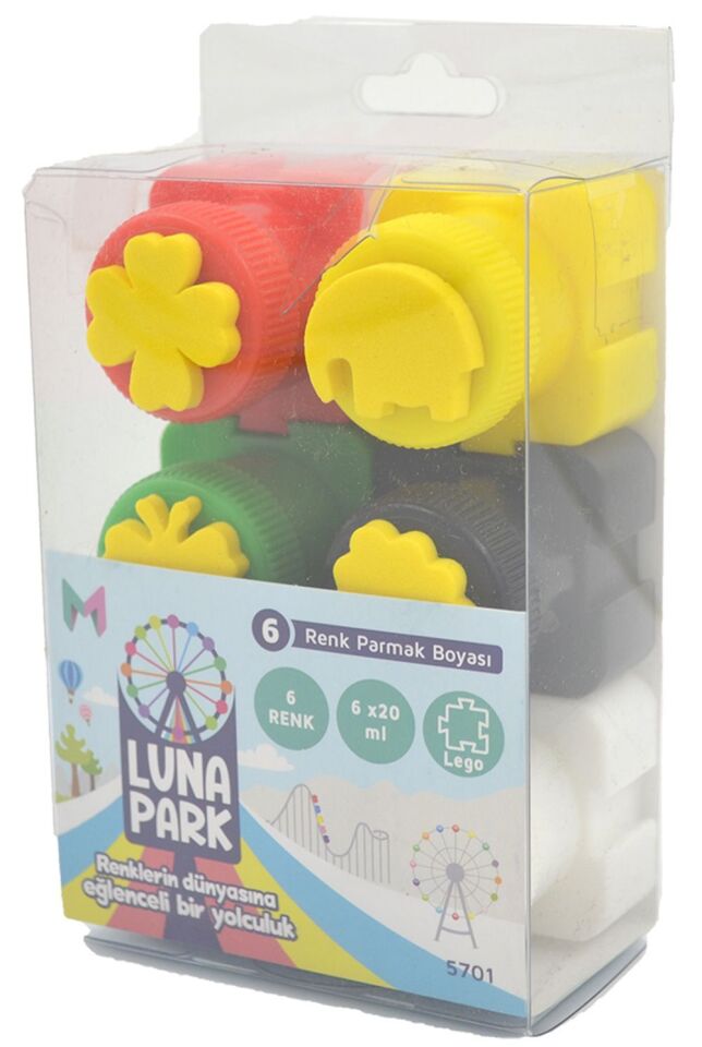 Mopak 5701 Parmak Boyası Evalı 6'lı Set
