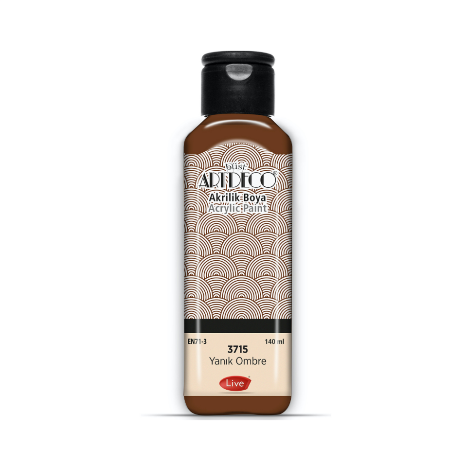 Artdeco 070R-3715 Akrilik Boya 140 ml Yanık Ombre