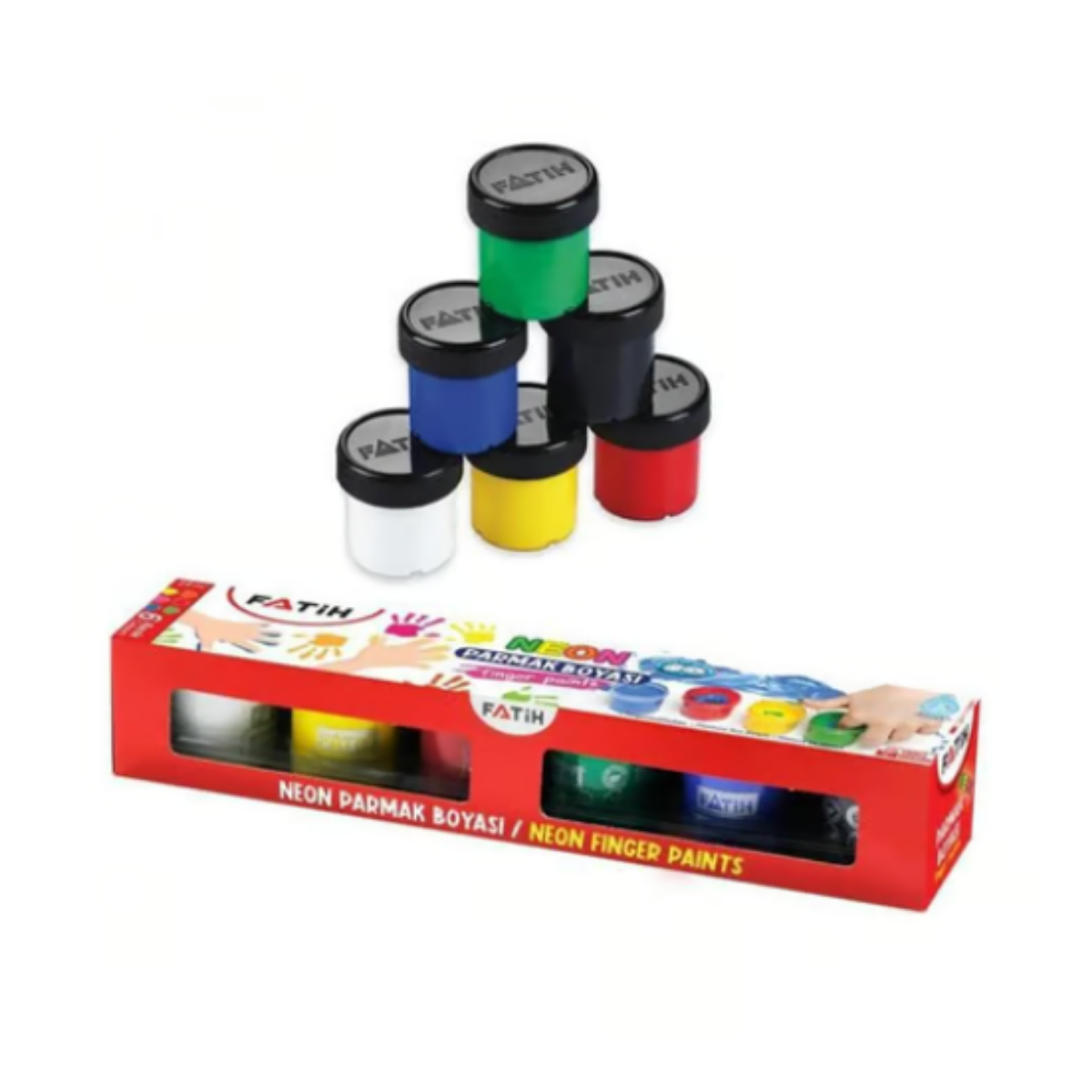  Fatih 50021 Parmak Boyası 6 Renk