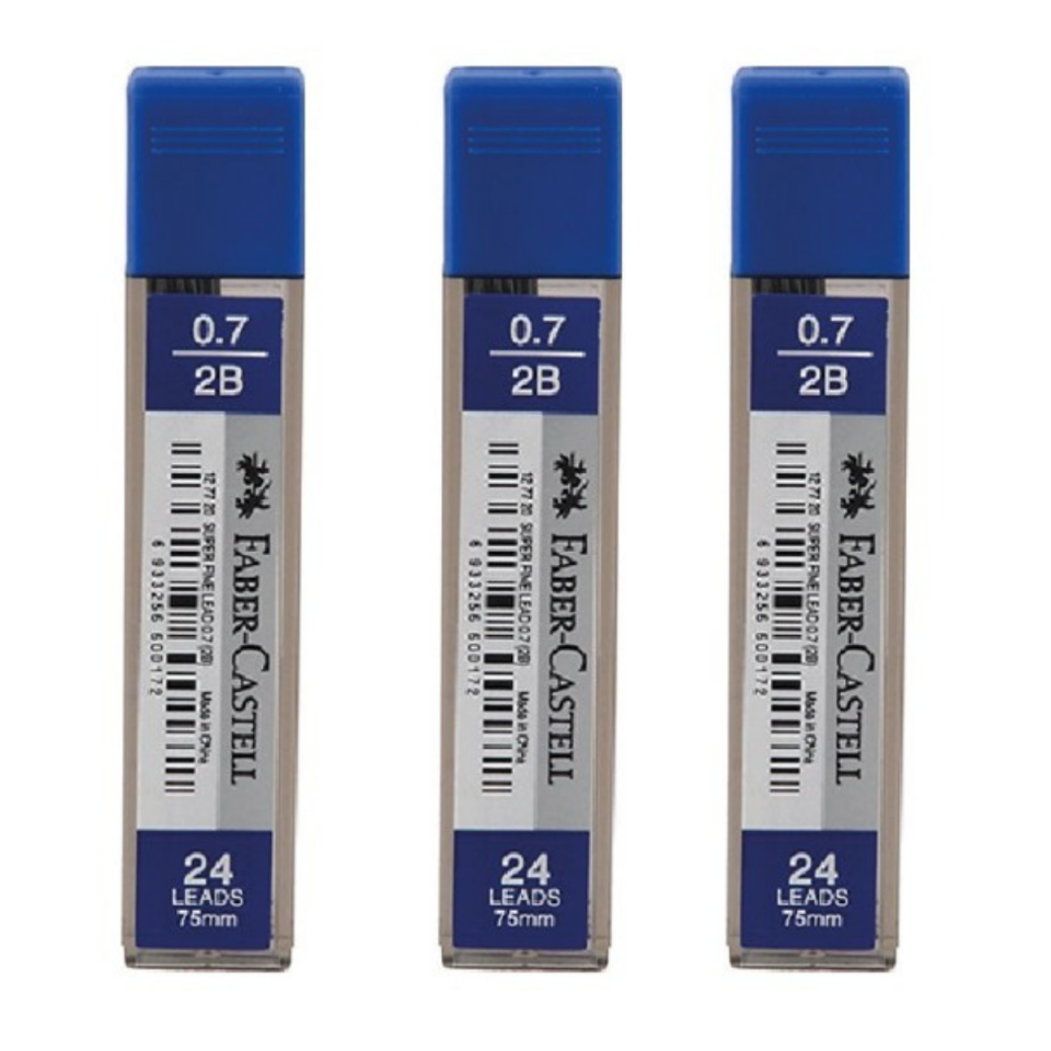 Faber Castell Süper Fine 07 Kalem Ucu 2B 75 mm 3'lü
