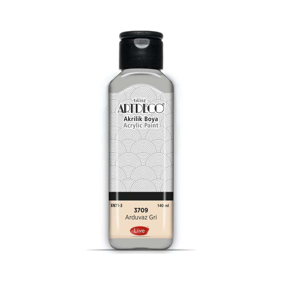 Artdeco 070R-3709 Akrilik Boya 140 ml Arduvaz Gri