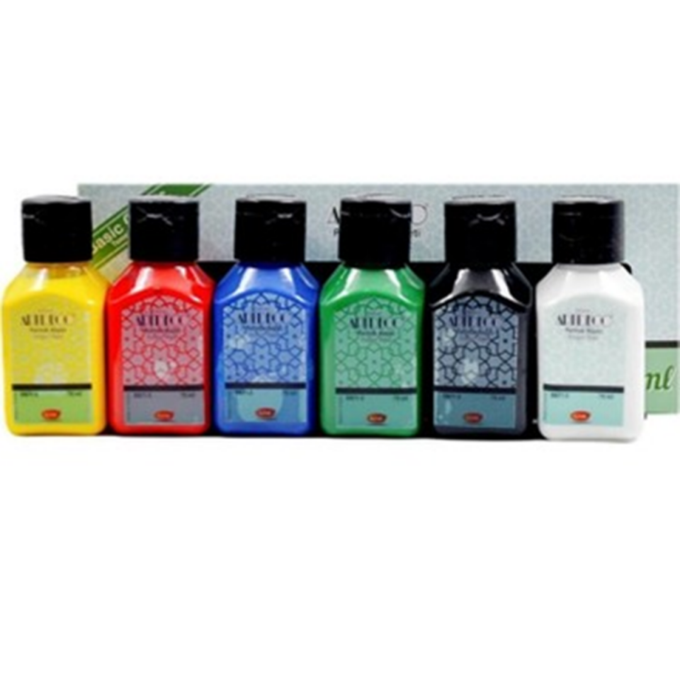  Artdeco 118I-As1 Parmak Boya 6X75Ml Set Temel Renkler