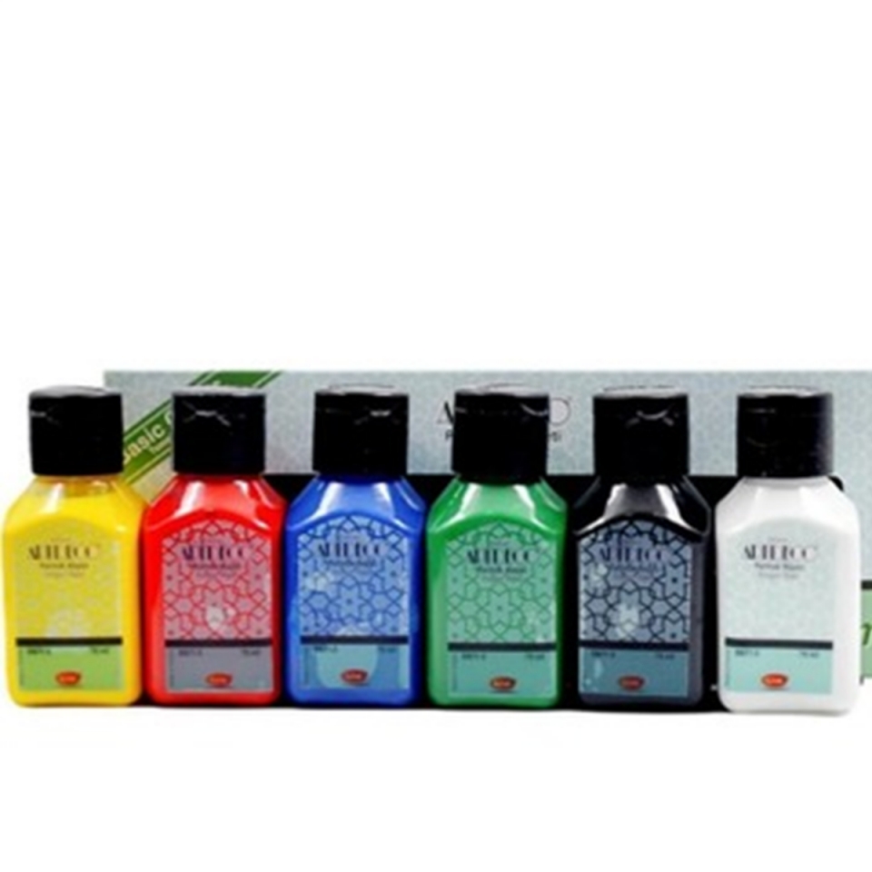 Artdeco 118I-As1 Parmak Boya 6X75Ml Set Temel Renkler