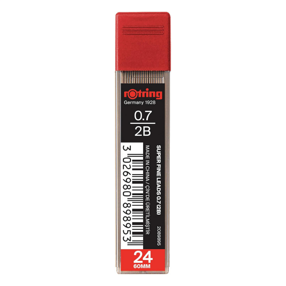 Rotring Super Polimer Kalem Ucu 0,7 mm 2B 24 Adet