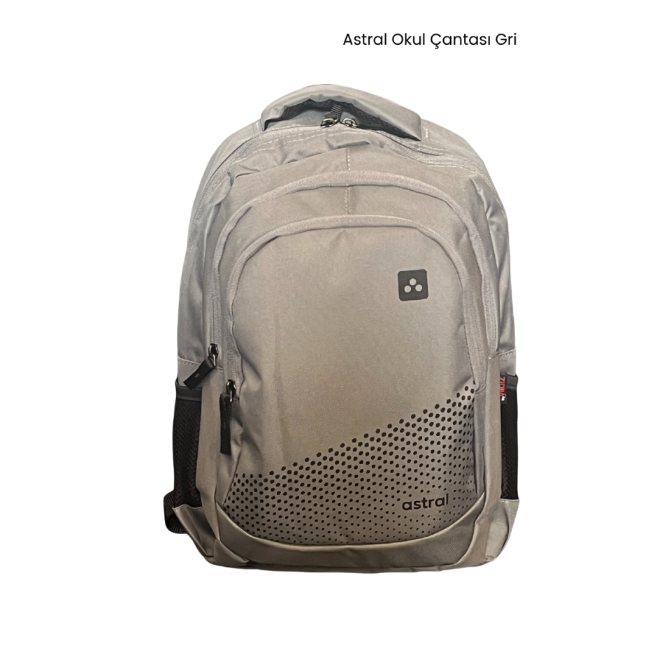 Astral Okul Çantası Gri