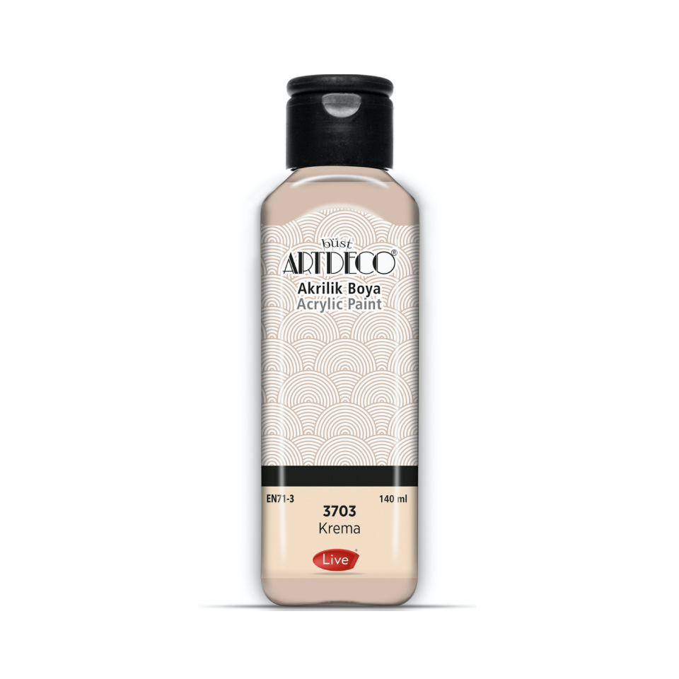Artdeco 070R-3703 Akrilik Boya 140 mlKrema