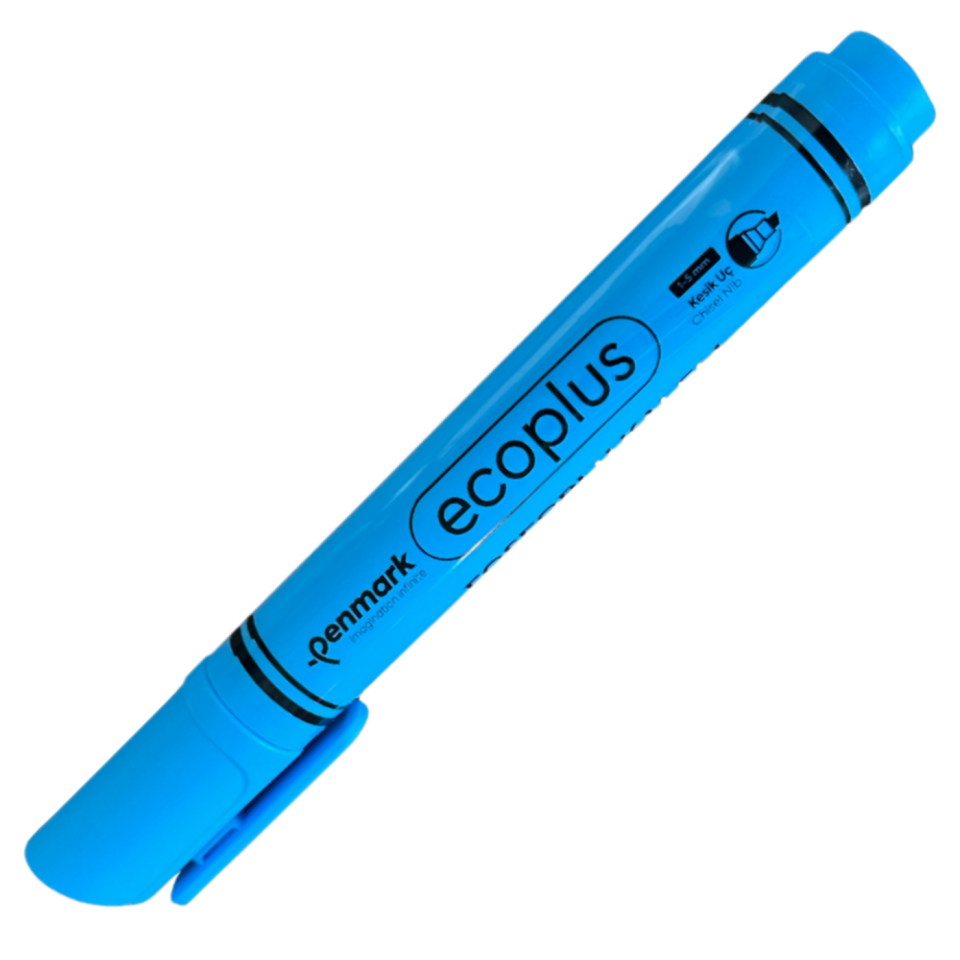 Penmark Hs1300-05 Ecoplus Kalem Tipi Fosforlu Kalem Mavi