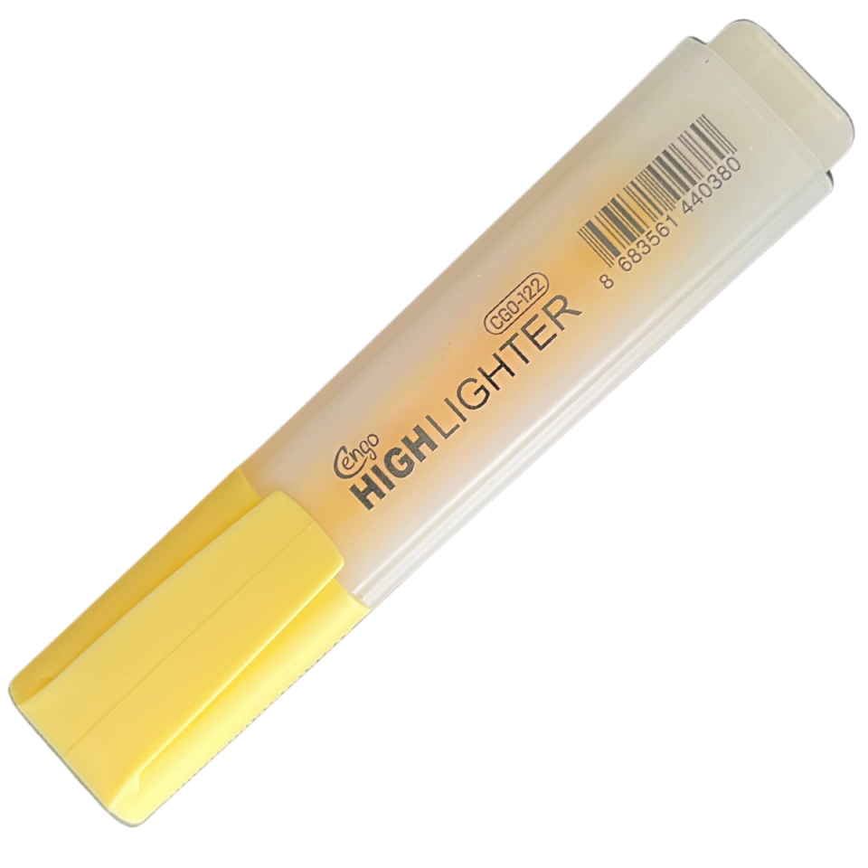 Cengo Highlighter Fosforlu Kalem Sarı