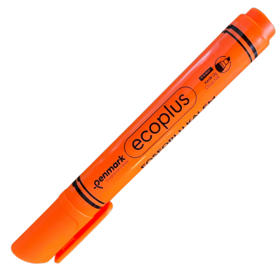 Penmark Hs1300-03 Ecoplus Kalem Tipi Fosforlu Kalem Turuncu
