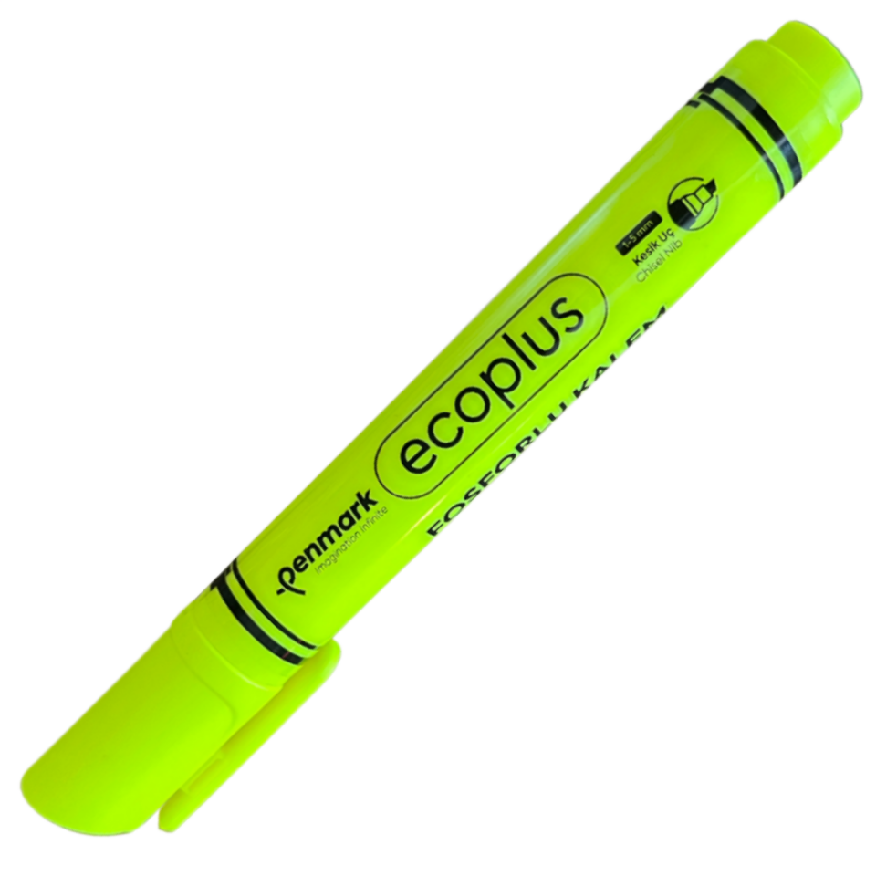 Penmark Hs1300-01 Ecoplus Kalem Tipi Fosforlu Kalem Sarı