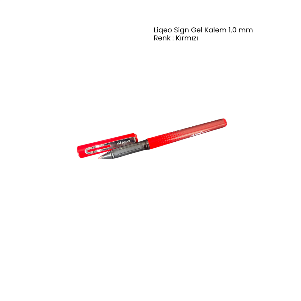 Liqeo Sign Gel Kalem 1.0 mm Kırmızı