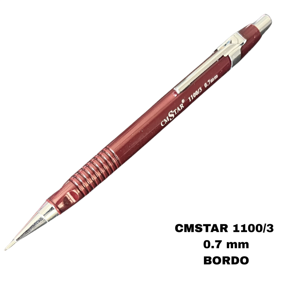 CmStar Versatil Kalem 0.7 mm Bordo 06