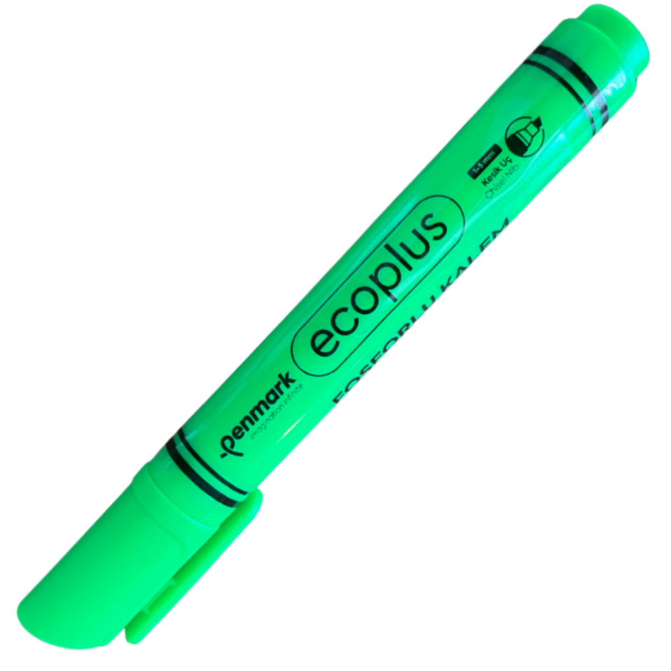 Penmark Hs1300-02 Ecoplus Kalem Tipi Fosforlu Kalem Yeşil
