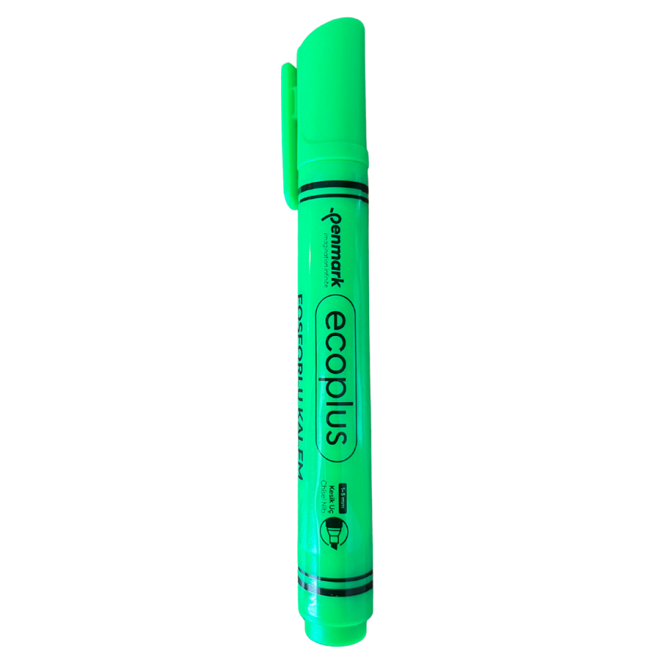 Penmark Hs1300-02 Ecoplus Kalem Tipi Fosforlu Kalem Yeşil