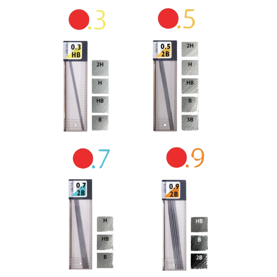 Tombow Mono Lead Versatil Kalem Ucu 0,7 mm 2B