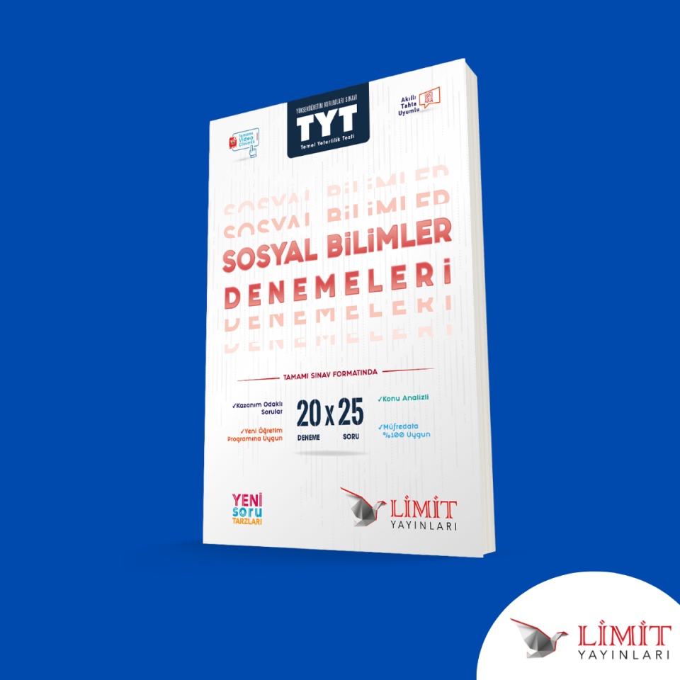 Limit Yayınları Tyt  20' Li Sosyal Bilimler Denemeleri