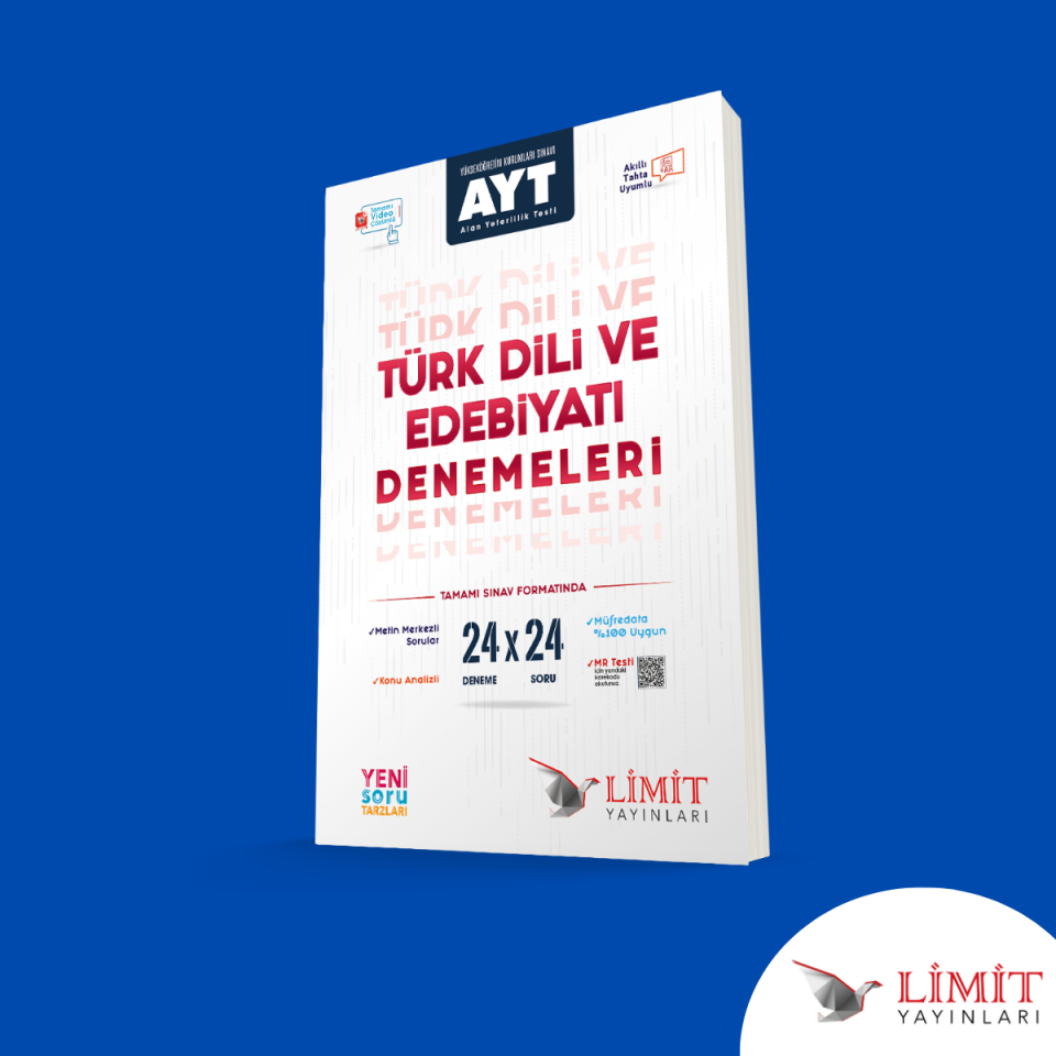 Limit Yayınları Ayt 24' Lü Türk Dili Ve Edebiyatı Denemeleri