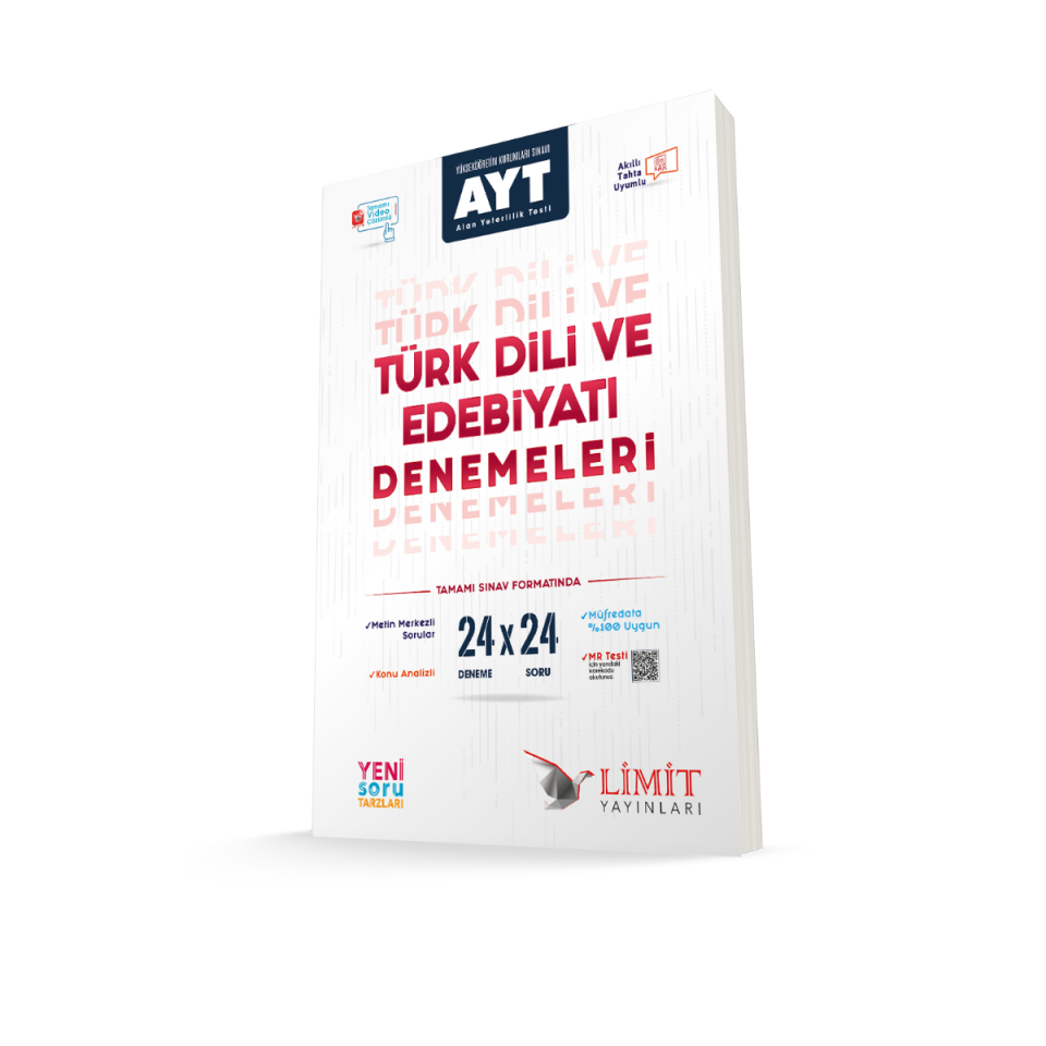 Limit Yayınları AYT 24'Lü Türk Dili Ve Edebiyatı Denemeleri
