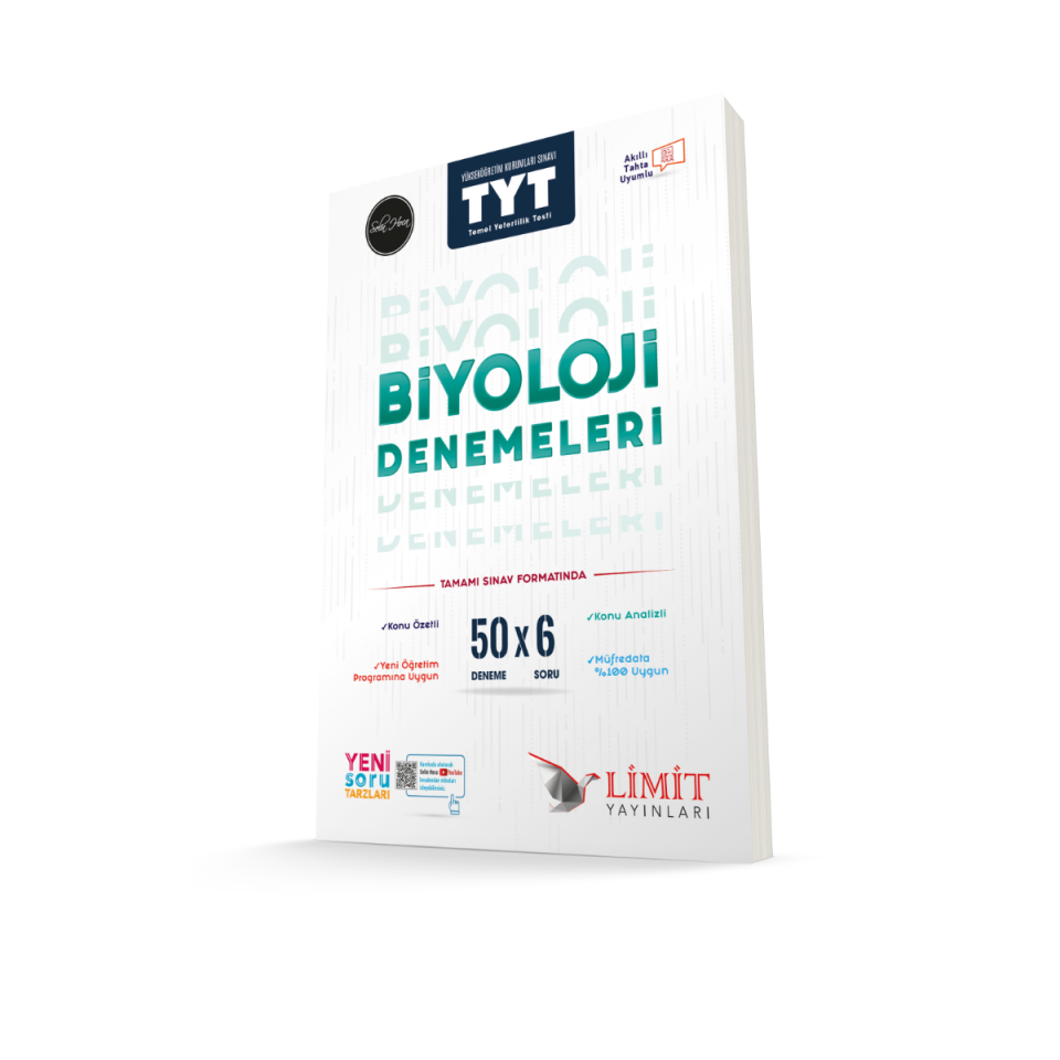 Limit Yayınları TYT 50'li Biyoloji Denemeleri