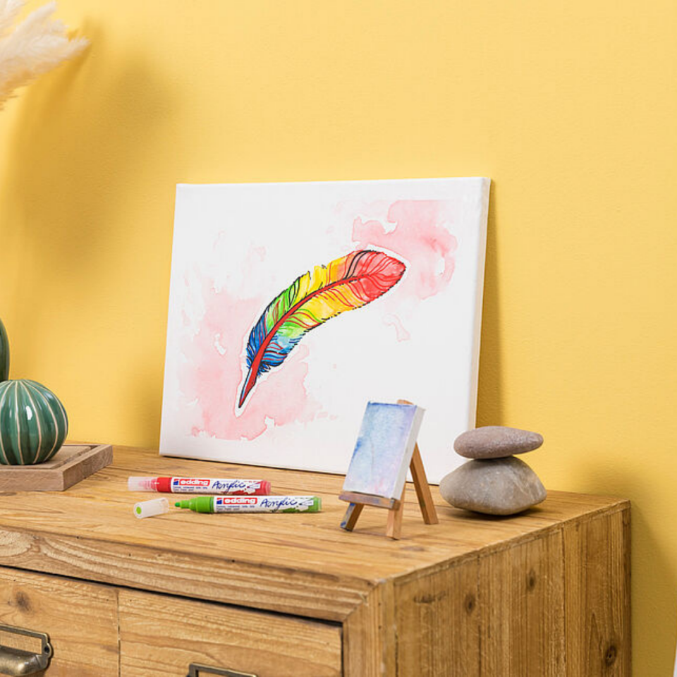 Edding Orta Uçlu Akrilik Markör 5100­5000 Basic 5'li Set