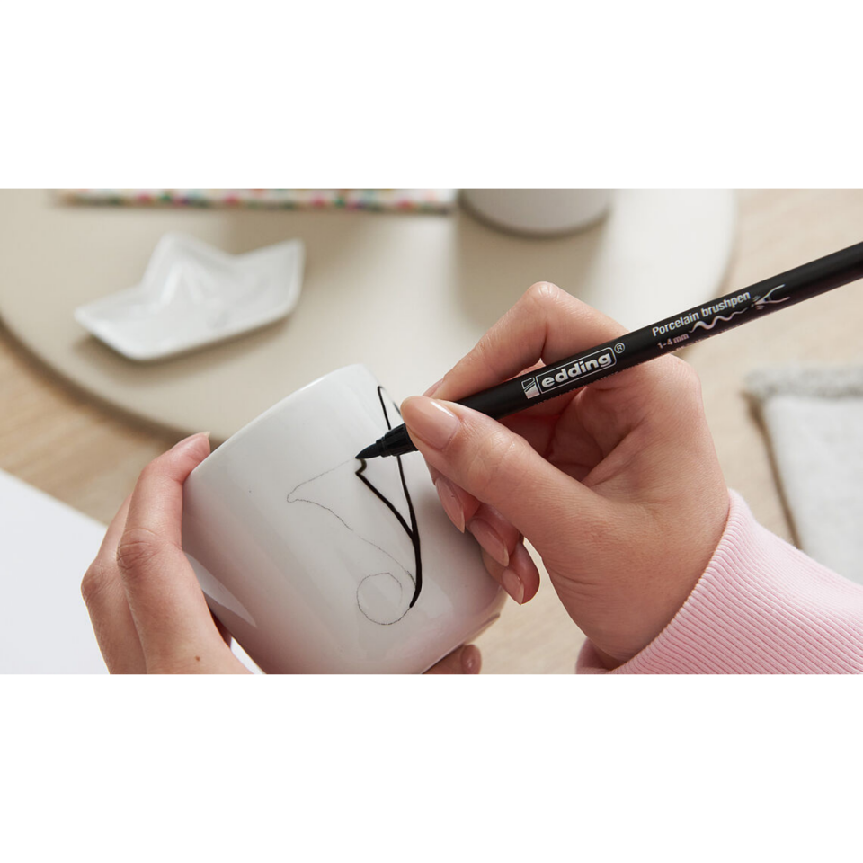 Edding Porselen Kalemi 4200 Siyah