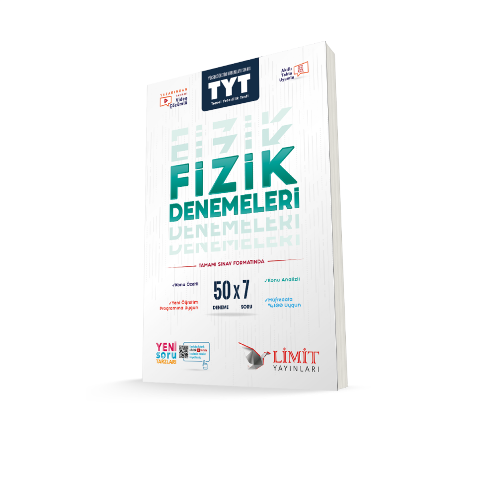 Limit Yayınları TYT 50'li Fizik Denemeleri