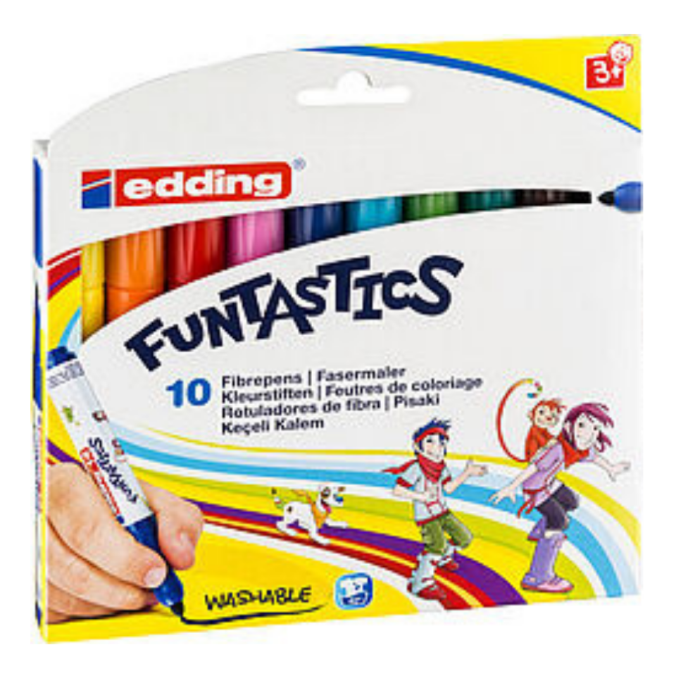 Edding Funtastics Keçeli Kalem 14/10  10'lu Kutu