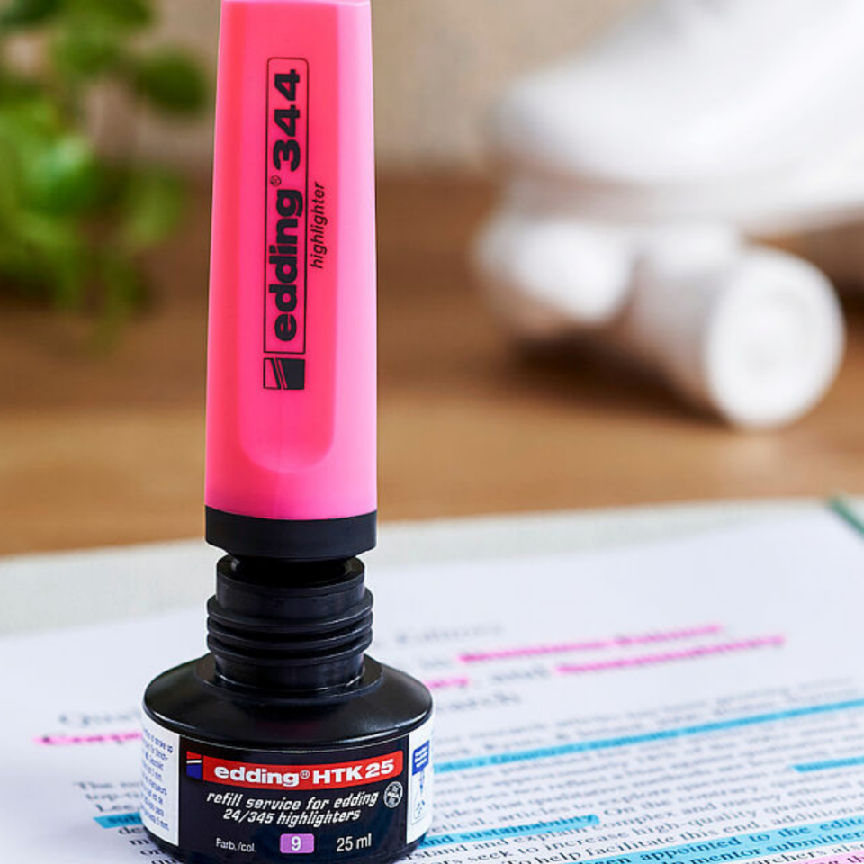 Edding Fosforlu Kalem Seti 344 5'li Doldurulabilir