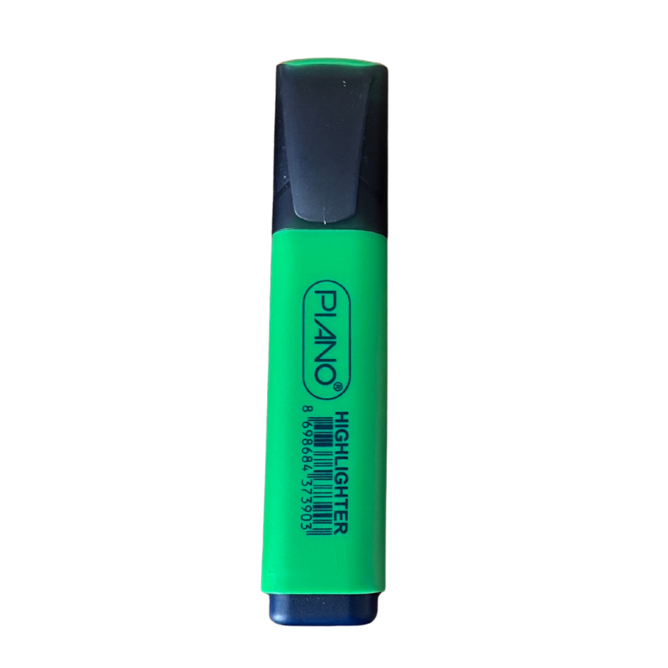 Piano Highlighter Fosforlu Kalem Yeşil