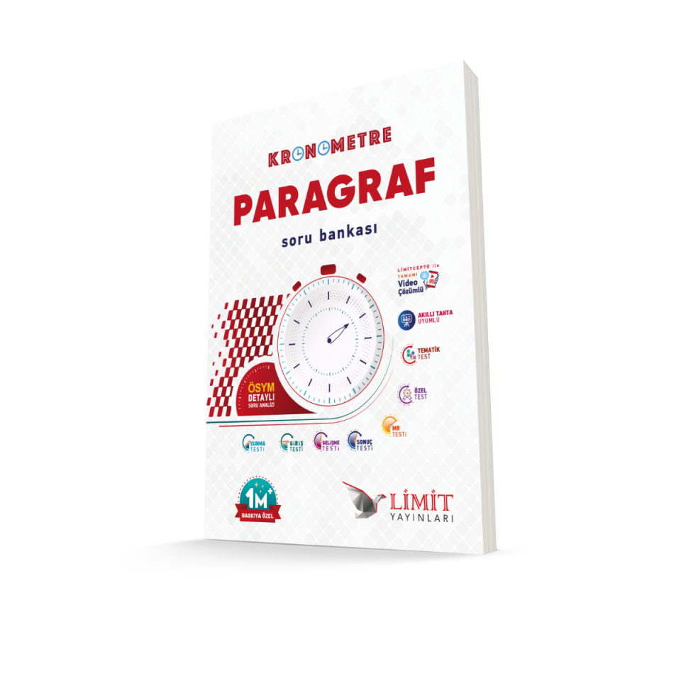 Limit Yayınları Kronometre Paragraf Soru Bankası (1M+ Baskı)