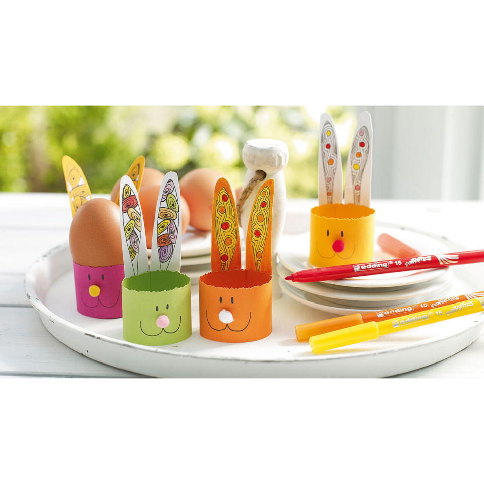 Edding 15 Funtastics Keçe Uçlu Kalem İnce 12'li Set