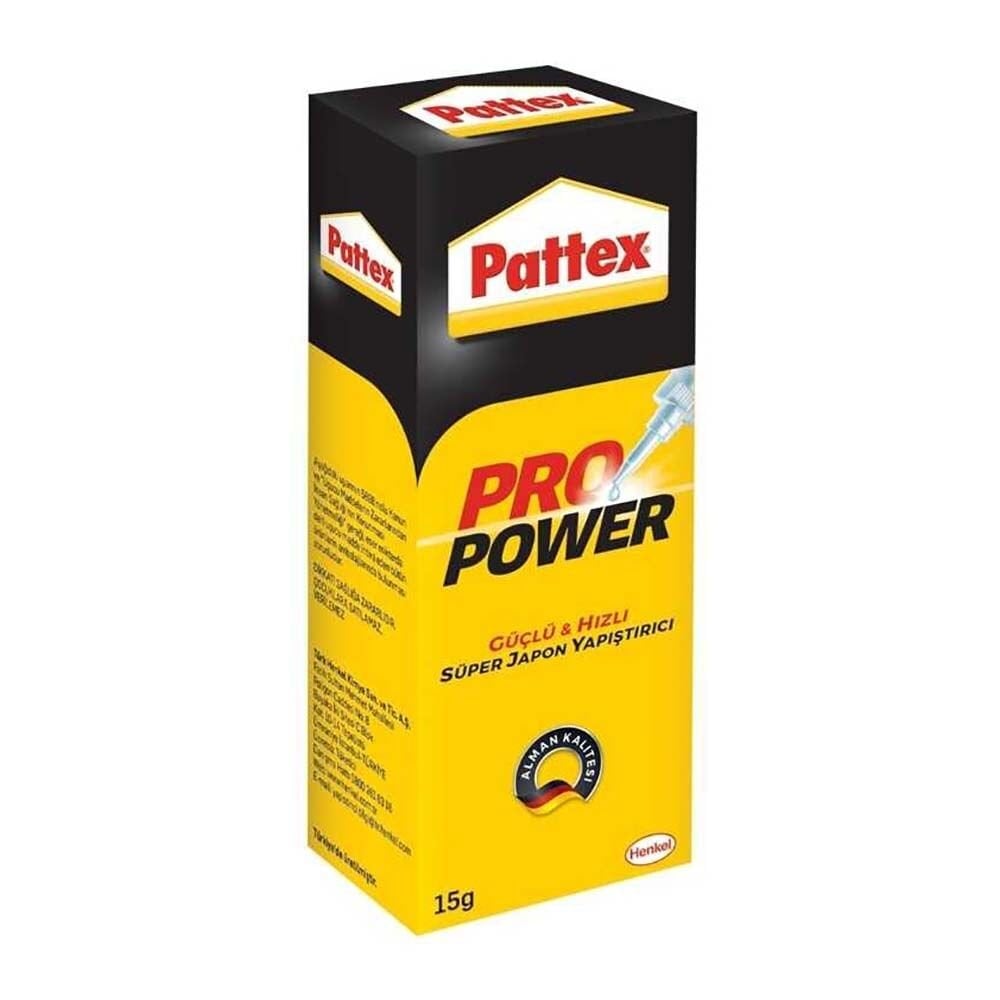 Pattex 1723117 Süper Japon Yapıştırıcı Pro Power 15Gr