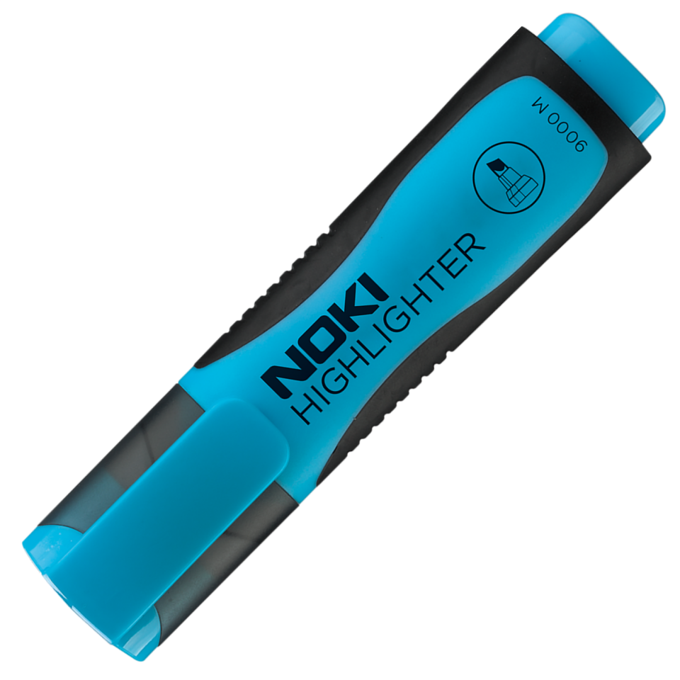 Noki 9000 Neon Fosforlu Kalem Kesik Uç 5mm Turuncu