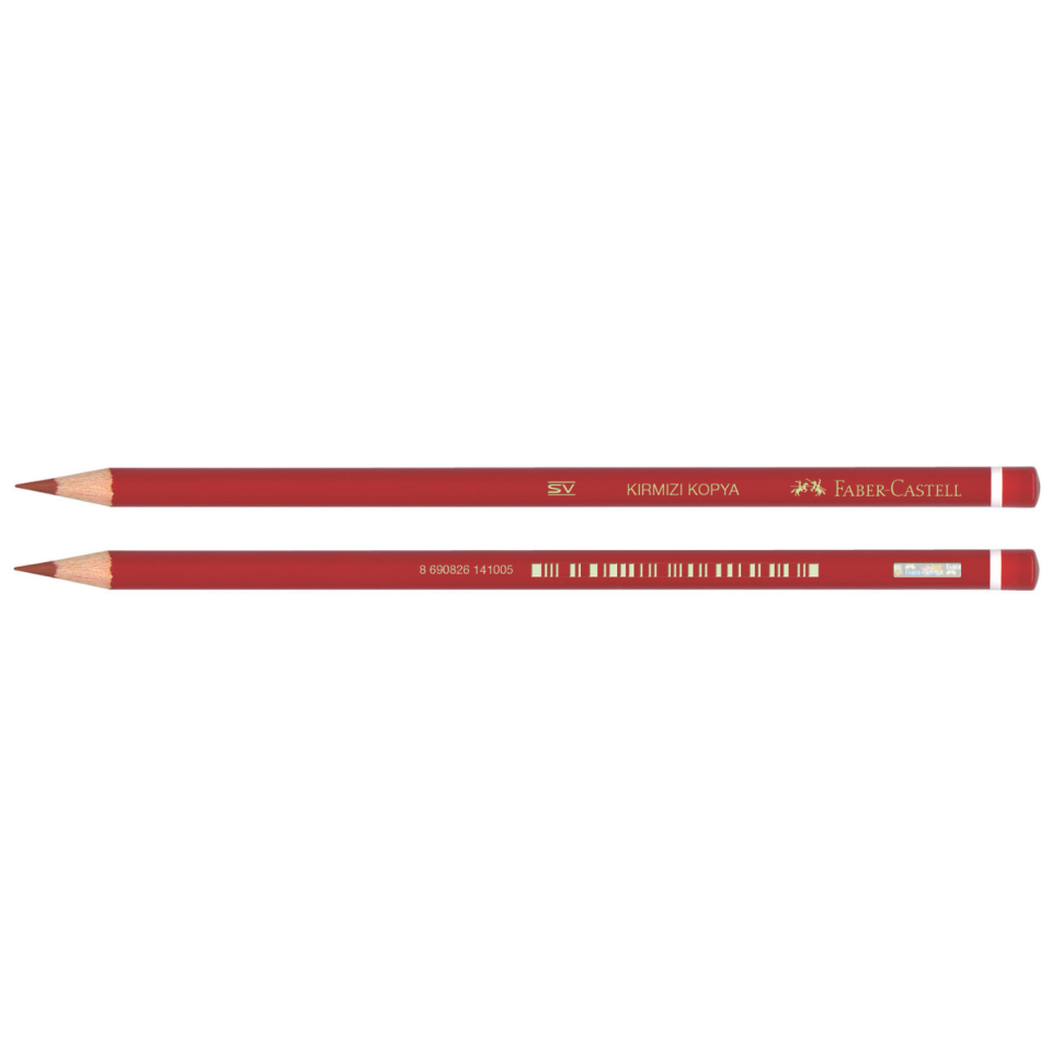 Faber Castell Kırmızı Kopya Boya Kalemi 410000