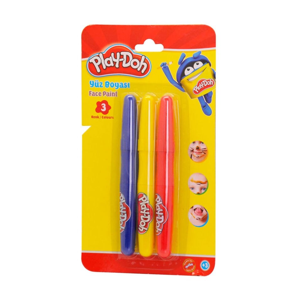 Play­Doh Play­Yu002 Yüz Boyası 3 Renk