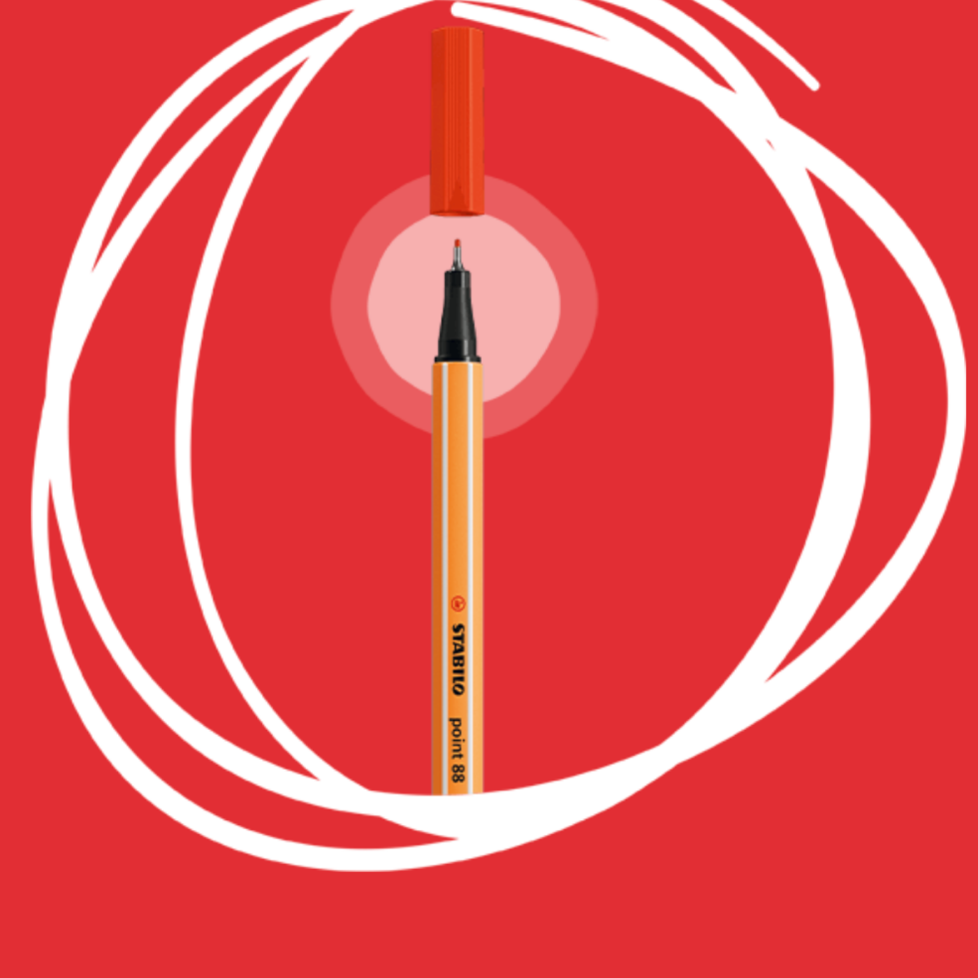 Stabilo Point 88 Keçeli Kalem 88­40  Kırmızı