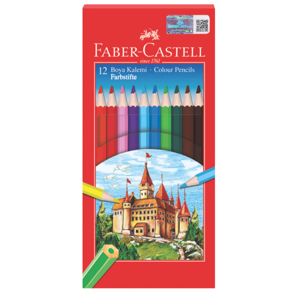 Faber Castell Kuruboya 12 Renk Tamboy Karton Kutu 116312