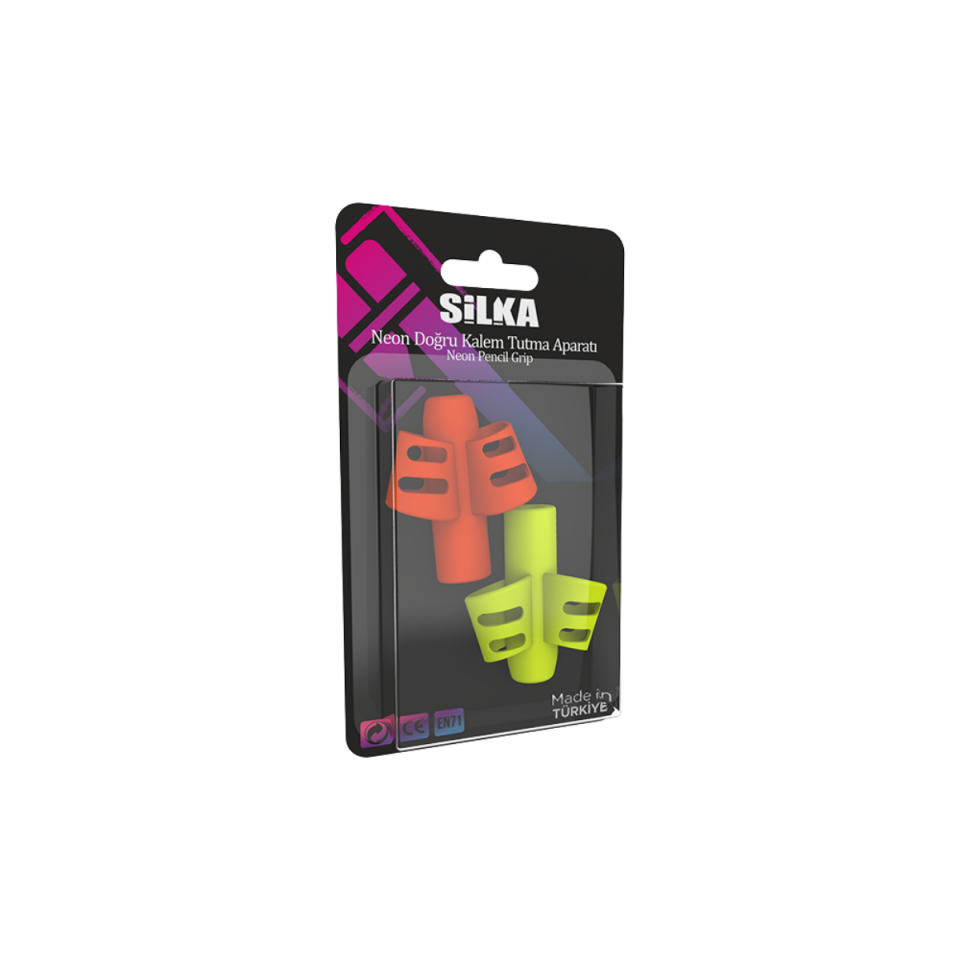 Art.631 Silka 2 Li Doğru Neon Kalem Tutma Aparatı Blister Set
